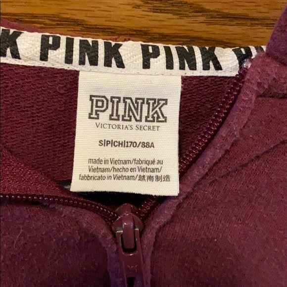 PINK Zip up hoodie - Picture 3 of 3